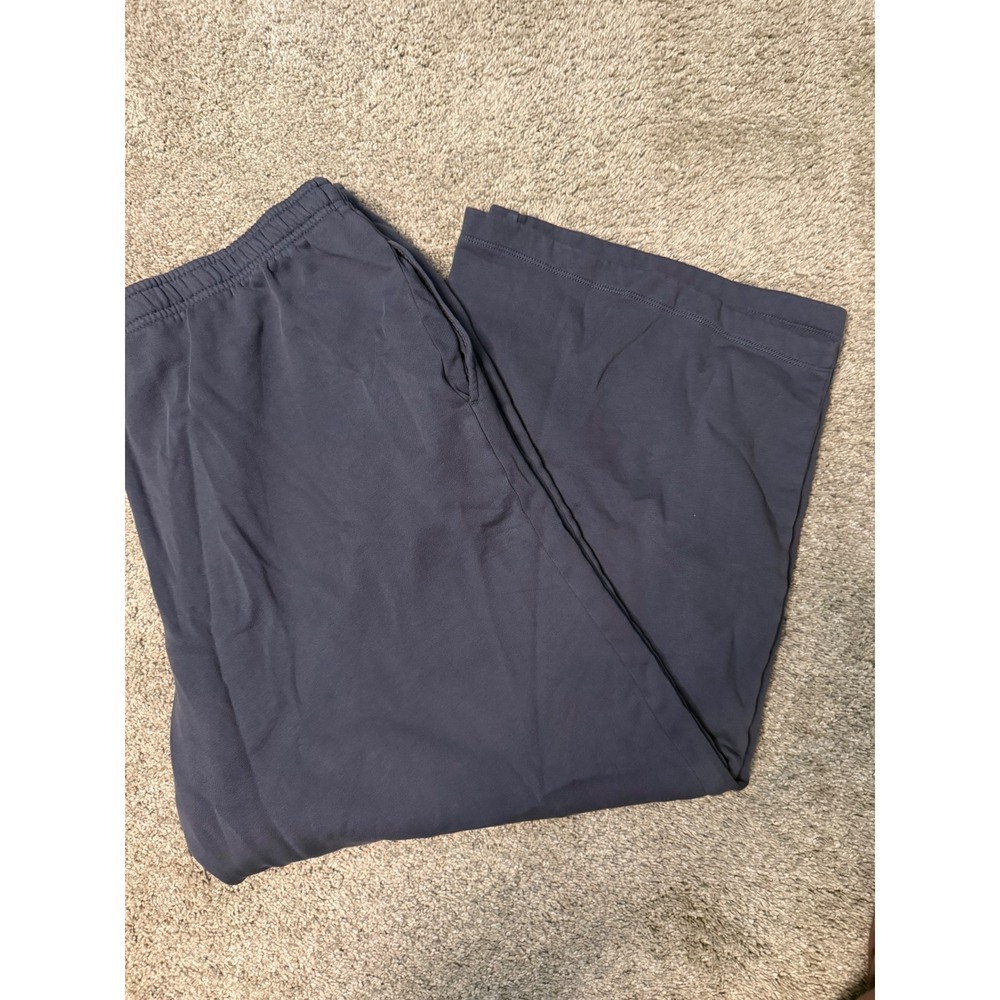 Wild Fable Navy Blue Wide Leg Sweatpants XXL Joggers Pockets Drawstring